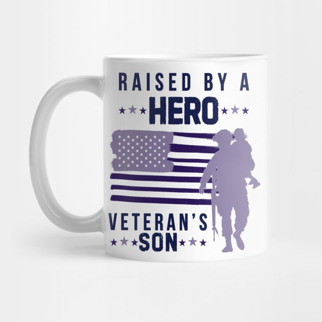 Purple Up For Military Kids Military Child Month - Veteran's Son by Ivanapcm